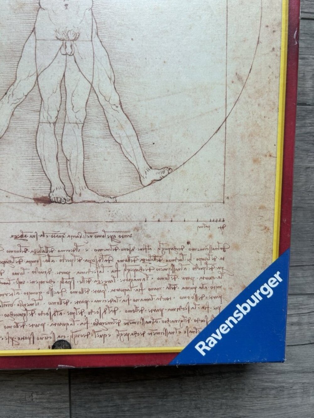 Ravensburger Leonardo da Vinci Vitruvian Man 1000PC Puzzle Softclick Technology - Picture 6 of 16